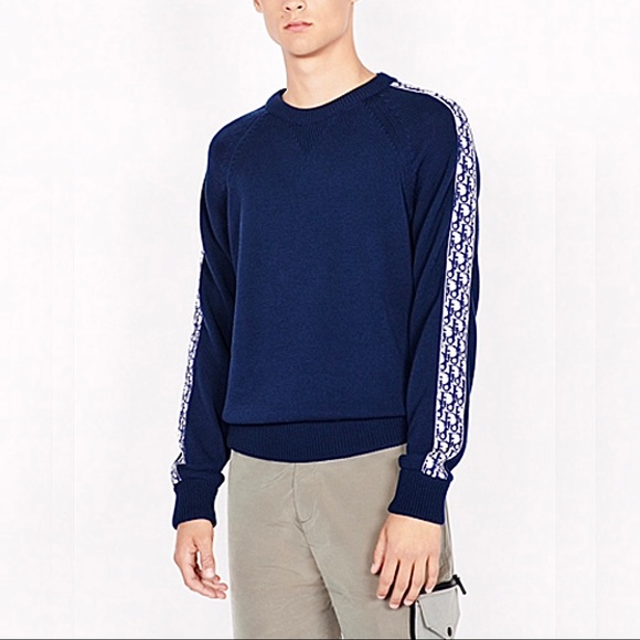 Dior Obliquemens Sweater With Oblique 